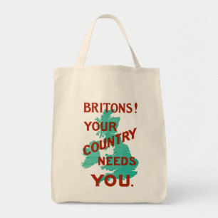 Britoner! Din Land behöver dig Tygkasse