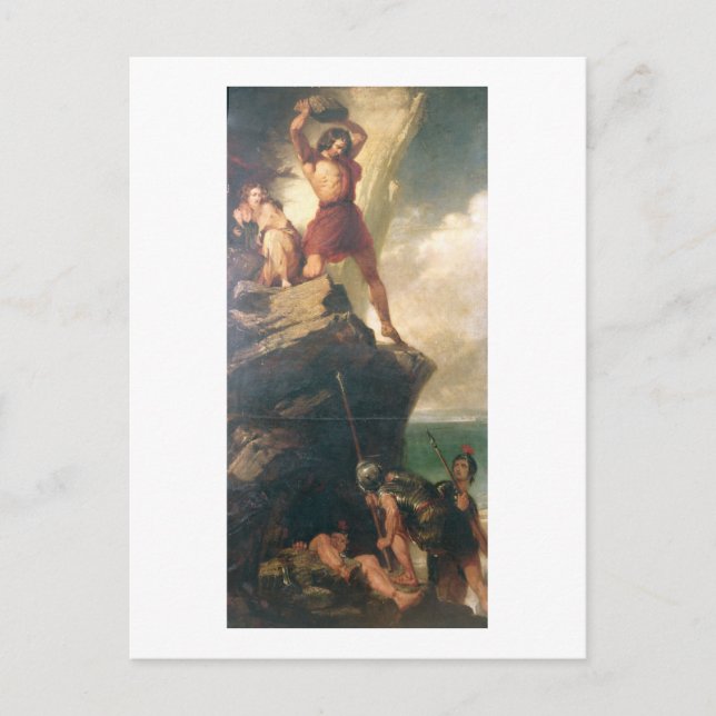 Britoner som repeterar invaderande romer vykort (Framsida)