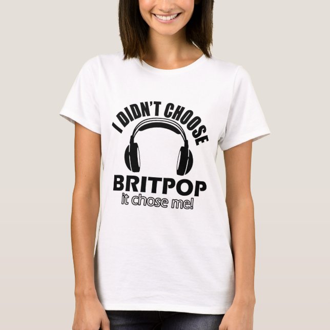 BRITPOP-designer Tee Shirt (Framsida)