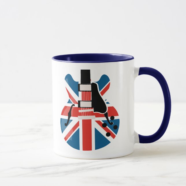 Britpop Guitar Mugg (Höger)