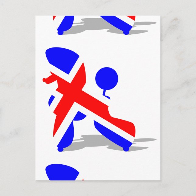 Britt poodle vykort (Framsida)