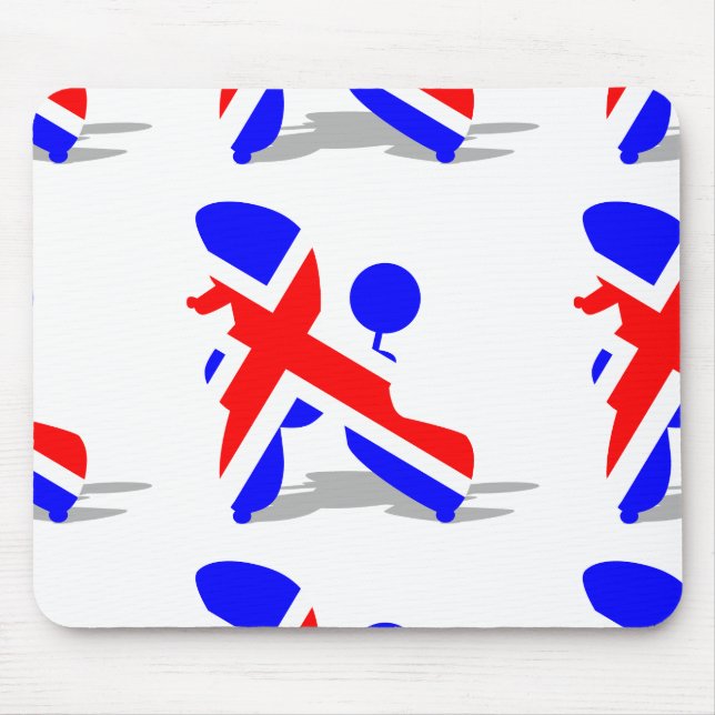 Britt pudel musmatta (Framsidan)