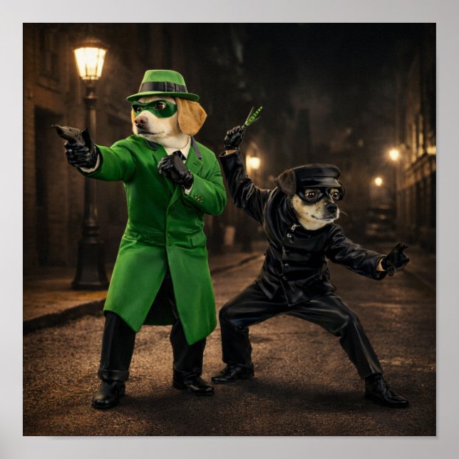 "Britt Reid & Kato" Poster (Framsidan)