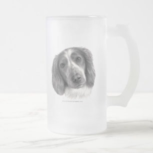 Britt walesisk SpringerSpaniel Frostat Ölglas