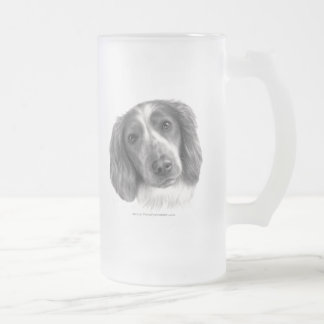 Britt walesisk SpringerSpaniel Frostat Ölglas