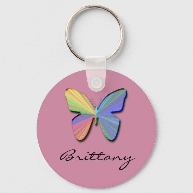 Brittany_Butterfly Keychain Nyckelring (Framsida)