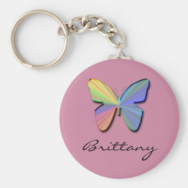 Brittany_Butterfly Keychain Nyckelring (Framsidan)