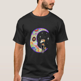 Brittany Dia De Los Muertos Skeleton T Shirt