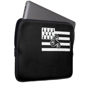 Brittany flagga (Breton) Laptop Fodral