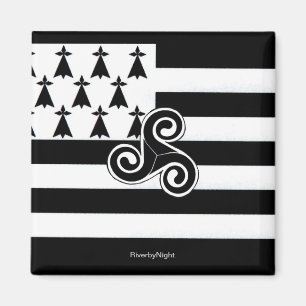 Brittany flagga (Breton) Magnet
