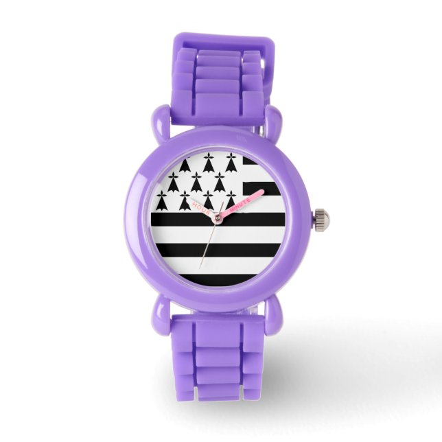 Brittany Flagga Emblem Armbandsur (Framsida)