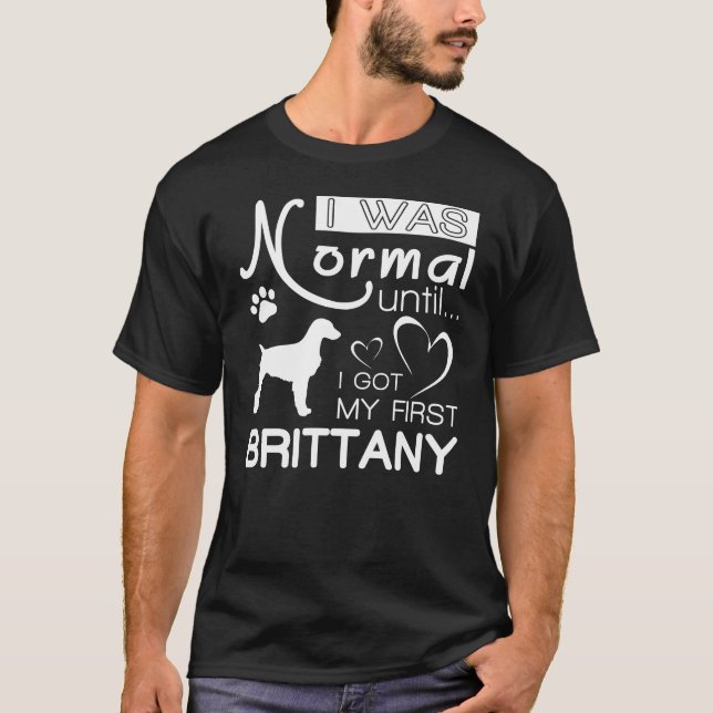 Brittany gåvat-skjorta för hund älskare t shirt (Framsida)