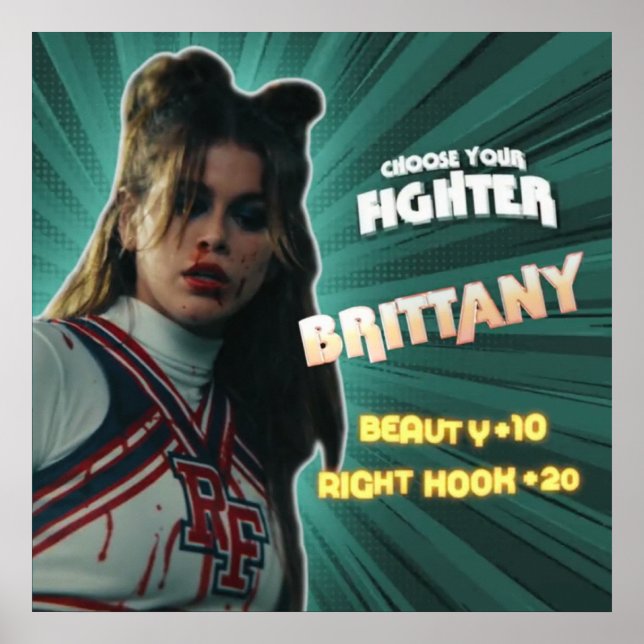 Brittany | Grund Movie | Kaia Gerber Poster (Framsidan)