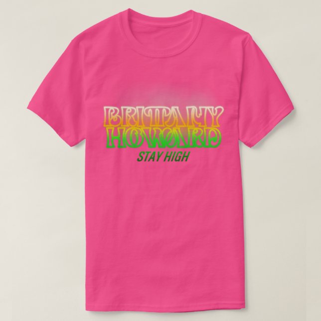 Brittany Howard Stanna hög TShirt T Shirt (Design framsida)