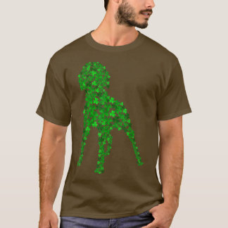 Brittany Hund Shamrock Löv St Patrick Day T Shirt