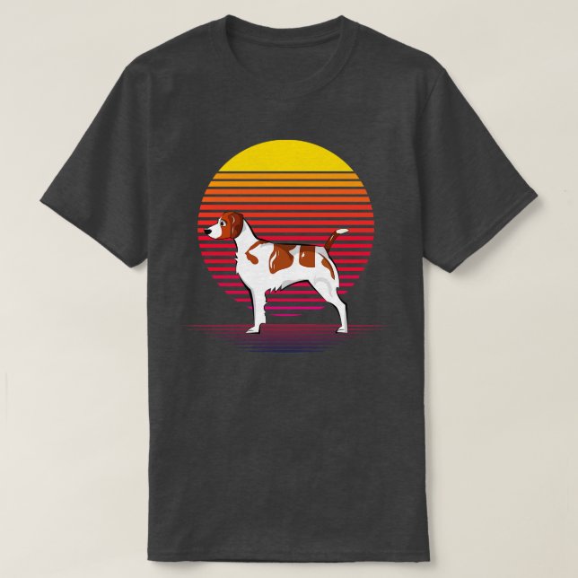 Brittany Hund Vapor T Shirt (Design framsida)