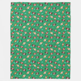 Brittany Hundar KiniArt Fleece Blanket