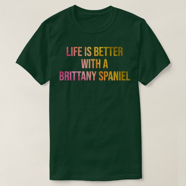 Brittany Hundar T Shirt (Design framsida)
