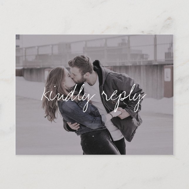 Brittany Modern Simple Photo Meal Choice OSA Vykort (Framsida)