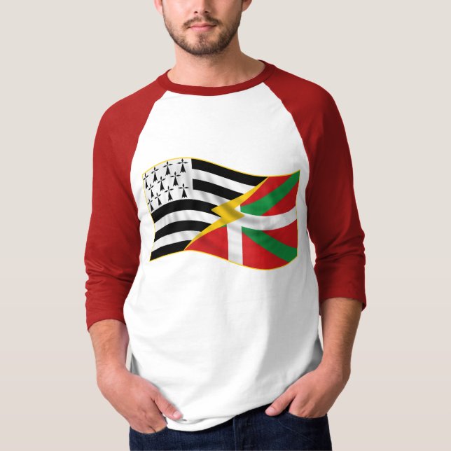 Brittany och baskisk skjorta tee (Framsida)