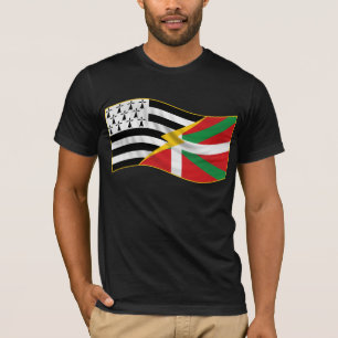 Brittany och baskisk skjorta tee
