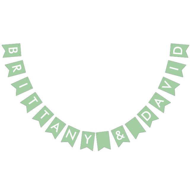 Brittany och David Möhippa Banner Vimplar (Alla)