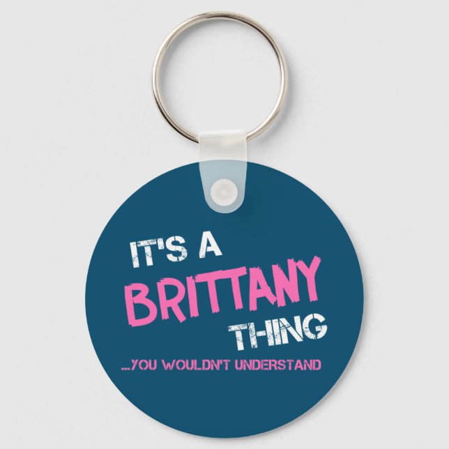 Brittany sak skulle du inte förstå nyckelring (Framsida)