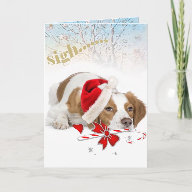 Brittany Santa tar så långa kort (Framsida)