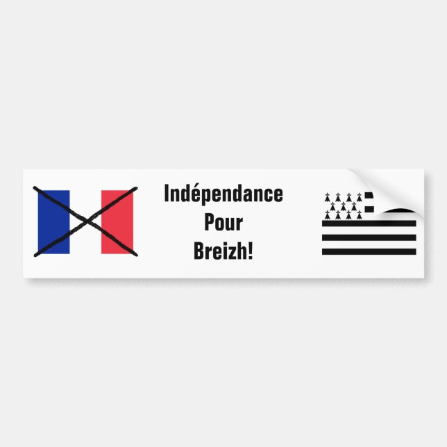 Brittany självständighetbildekal bildekal (Framsidan)