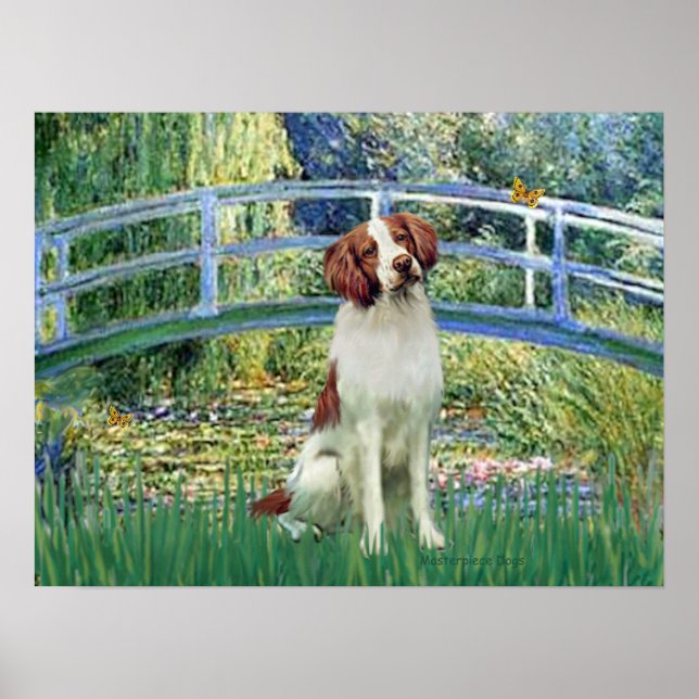 Brittany Spain 3 - Lily Pond Bridge Poster (Framsidan)