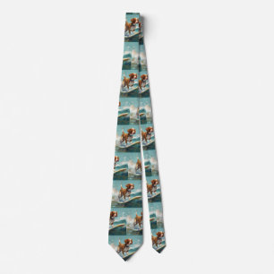 Brittany Spain Beach Surfing Painting Slips