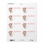 Brittany Spain Gift Labels Fraktsedel<br><div class="desc">Dessa spanska julklappsetiketter är en perfekt som passar vår pappra julomslutning i Bretagne.</div>