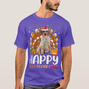 Brittany Spain Hund Halloween jul Hallothan T Shirt