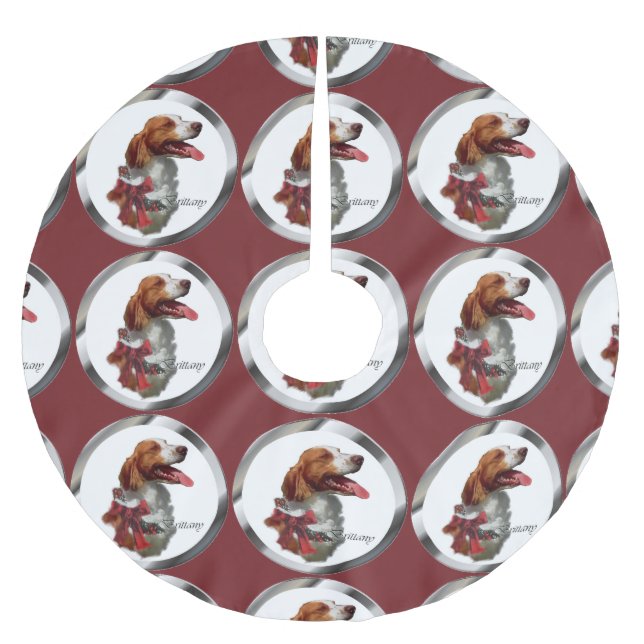 Brittany Spain jul Julgransmatta Borstad Polyester (Framsidan)