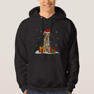 Brittany Spain Santa Julgran Ljus Julafton Hoodie