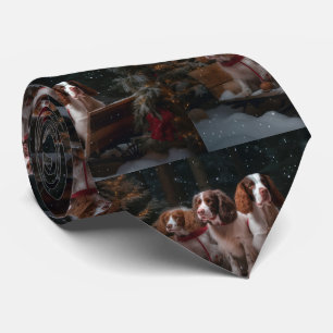 Brittany Spain Snowy Sleigh juldekalor Slips