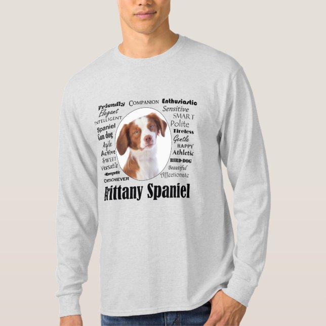 Brittany Spain Traits T Shirt (Framsida)