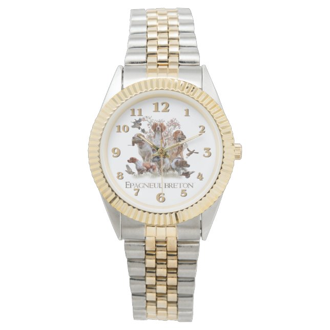 Brittany Spaniel   Armbandsur (Framsida)