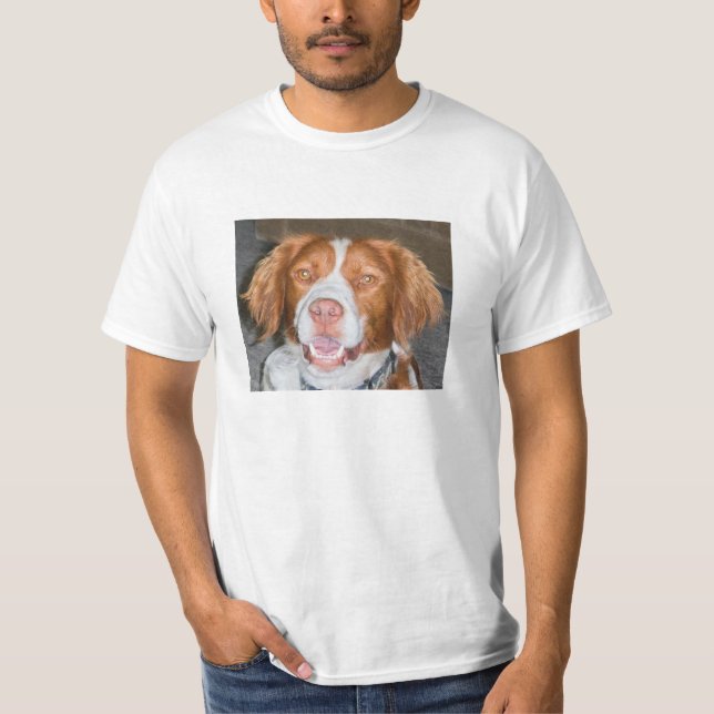BRITTANY SPANIEL, bra pojke, fader som charmar Tröja (Framsida)