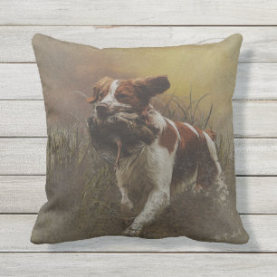 Brittany spaniel Ceramic Tile Beverage Coas Kudde