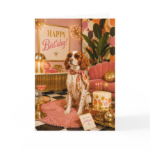 Brittany Spaniel Födelsedagskort