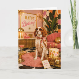 Brittany Spaniel Födelsedagskort Kort