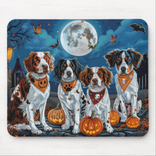 Brittany Spaniel Halloween Kuslig Musmatta