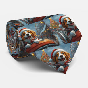 Brittany Spaniel Hund Jul Slips