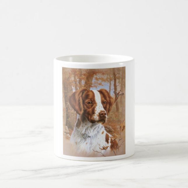 Brittany Spaniel Kaffemugg (Center)