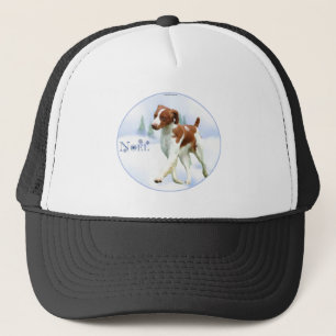 Brittany Spaniel Noel Truckerkeps