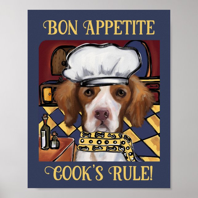 Brittany Spaniel Poster (Framsidan)