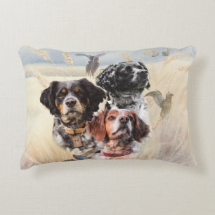Brittany Spaniel Prydnadskudde