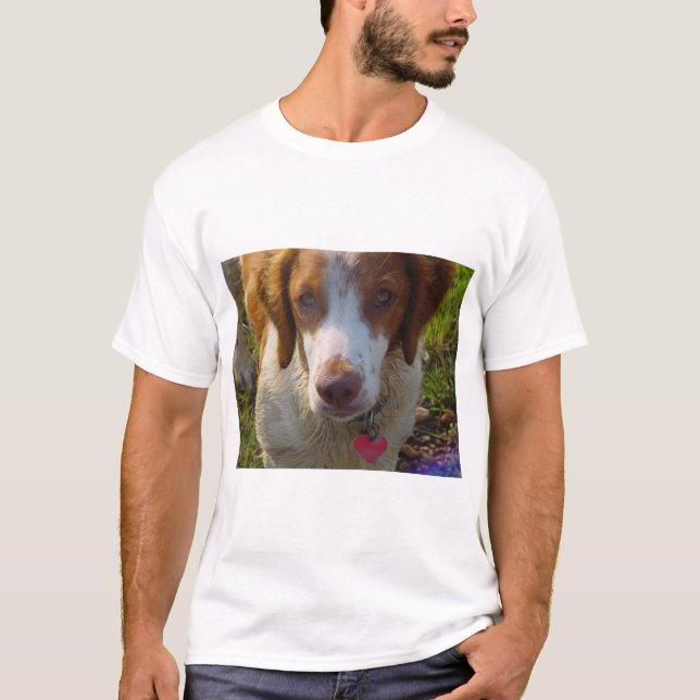 Brittany Spaniel T Shirt (Framsida)
