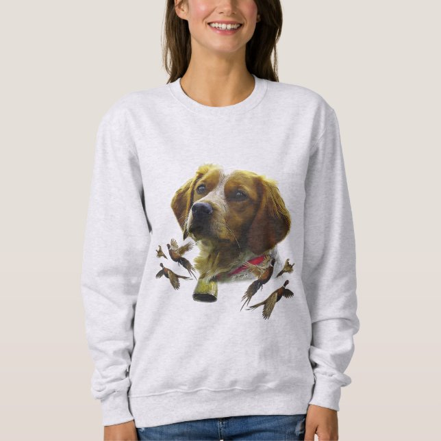 Brittany Spaniel  T Shirt (Framsida)
